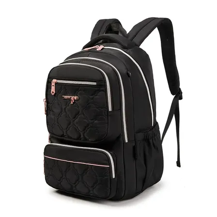 Mochila feminina, reforçada, impermeável, com capacidade para laptop, ideal para viagens d