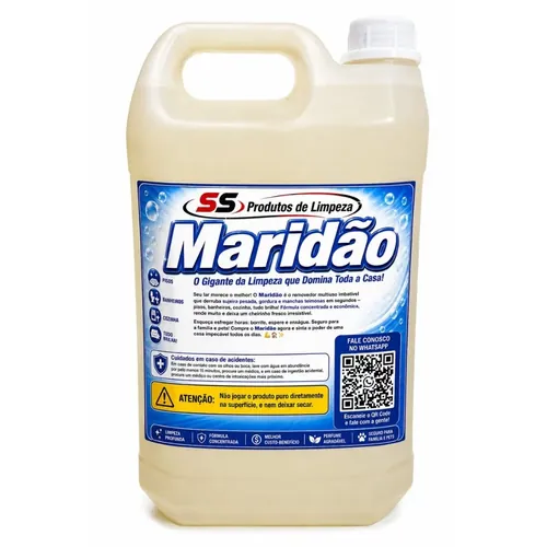 MARIDÃO 5L – O GIGANTE DA LIMPEZA QUE DOMINA SUA CASA! SS Produtos de limpeza