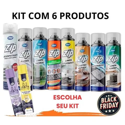Kit C/6 Produtos: Limpa Estofados e mais 5 produtos - My Place - Limpeza Total para Sua Casa, Trabalho, Escritório